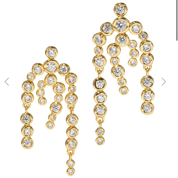 🎁Alexia Bittar Asterales 14K-Gold-Plated Chandelier Earring-like for ccodiscount - Picture 9 of 11